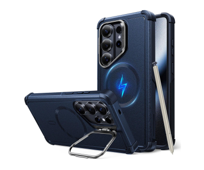 Etui do telefonów ESR Cyber Tough Kickstand Magsafe Galaxy S26 Ultra Blue